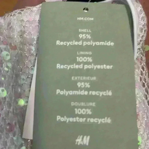 HM's Women’s off the shoulder sparkly top - Picture 5 of 5